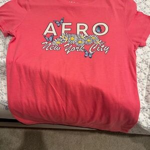 Aeropostale Classic Crew Pink Tee